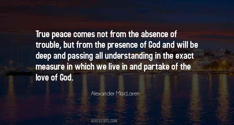 Quotes About Presence Of God #1063111