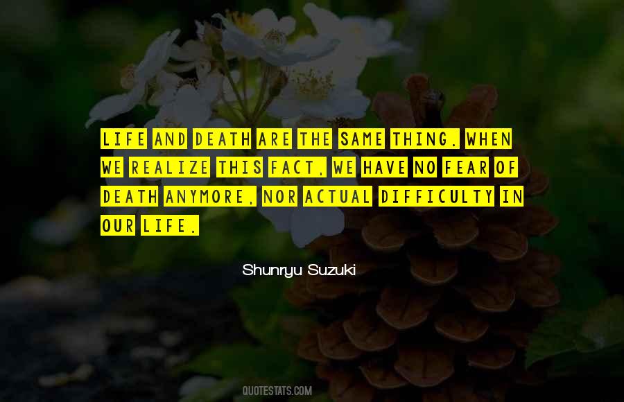 Quotes About No Fear Of Death #1536005