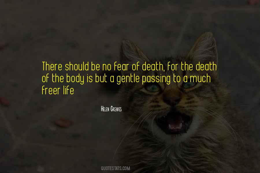 Quotes About No Fear Of Death #327461