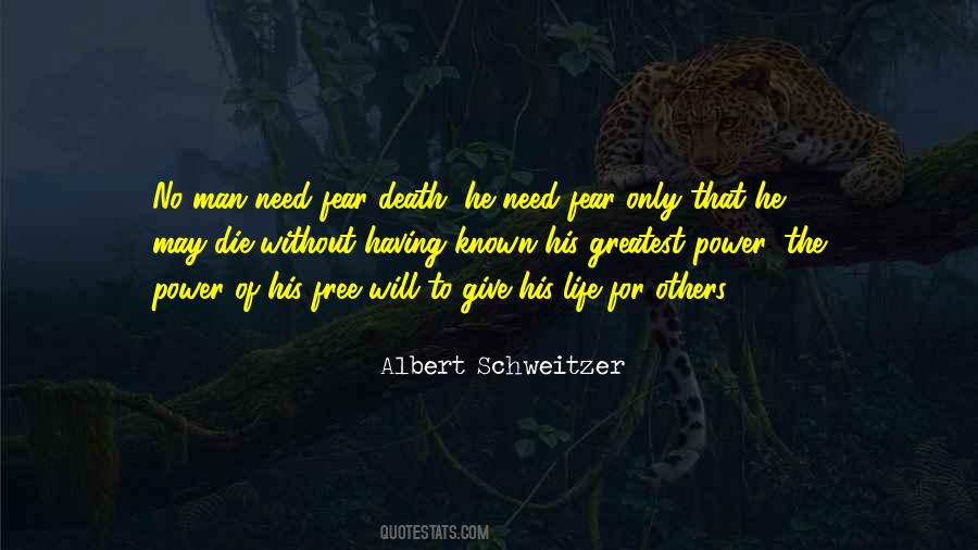 Quotes About No Fear Of Death #840487