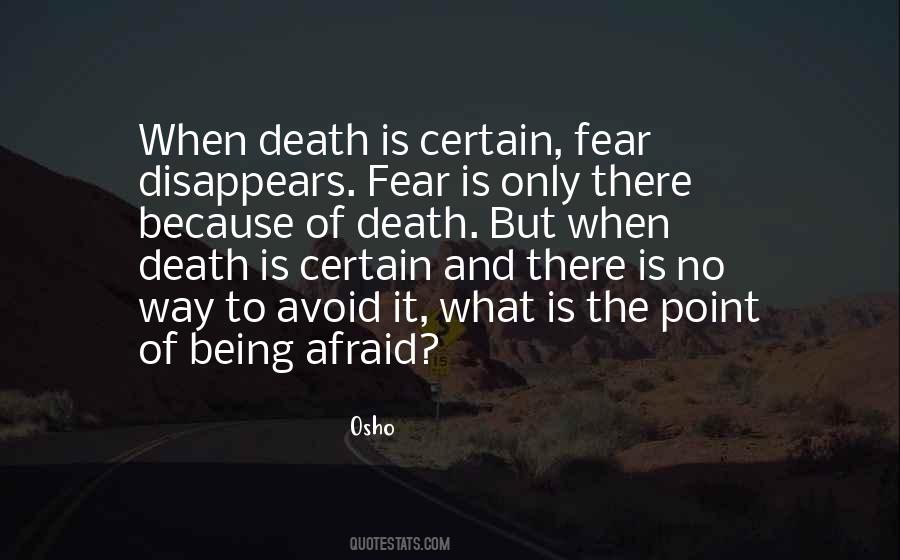 Quotes About No Fear Of Death #881912