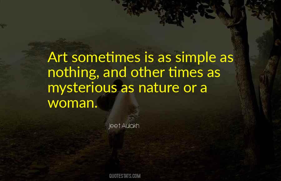Woman And Nature Quotes #1577907