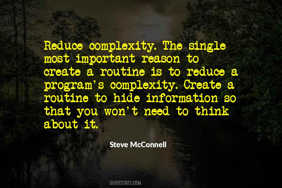 Reduce Complexity Quotes #839379