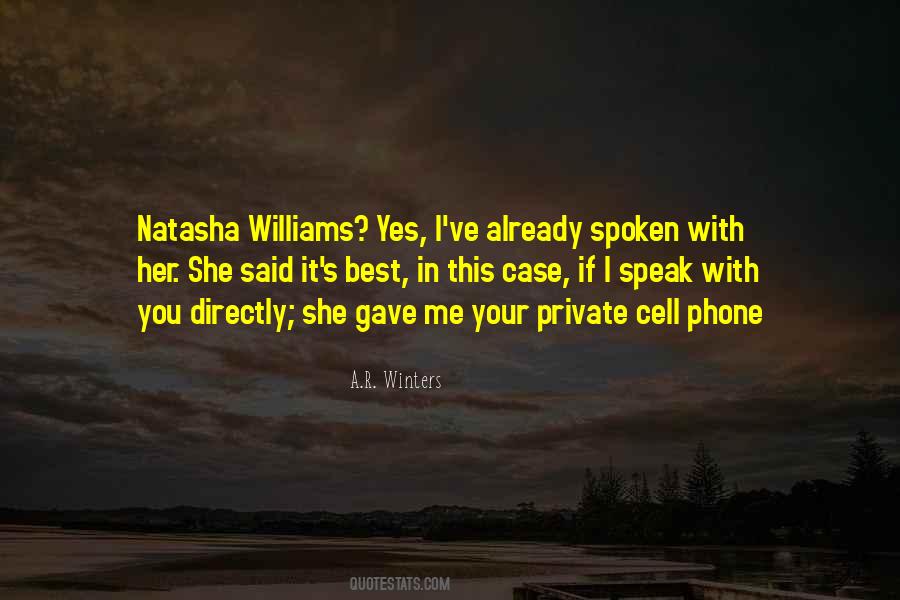 Quotes About Natasha #596341