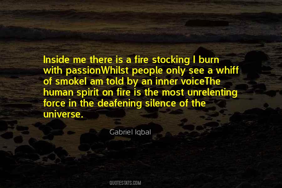 Quotes About Inner Fire #1122047