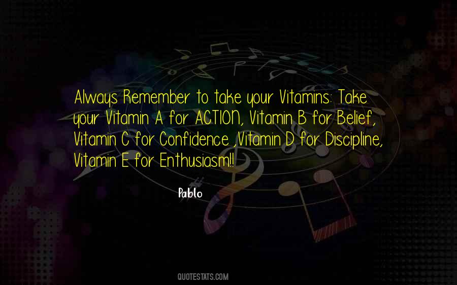 Quotes About Vitamins #78312