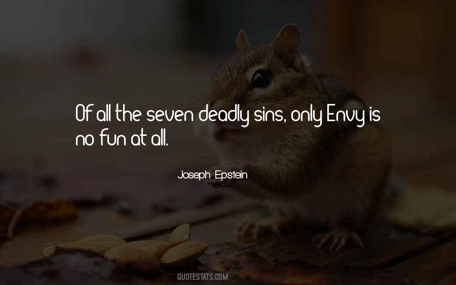 Quotes About Seven Deadly Sins #1431285