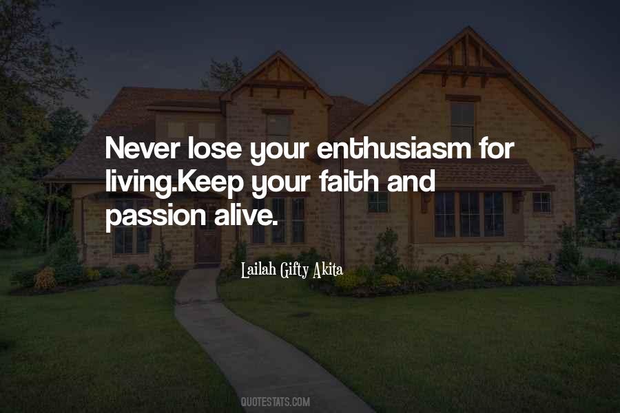 Quotes About Passion For Life #261712