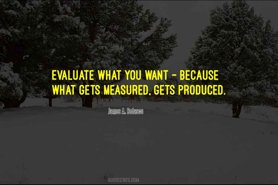 Quotes About Evaluate #1291528