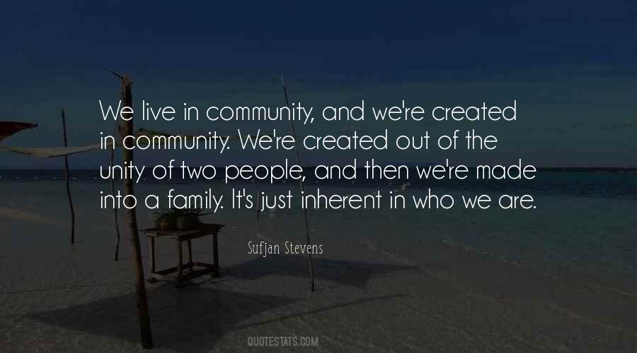 Quotes About Community Unity #54670