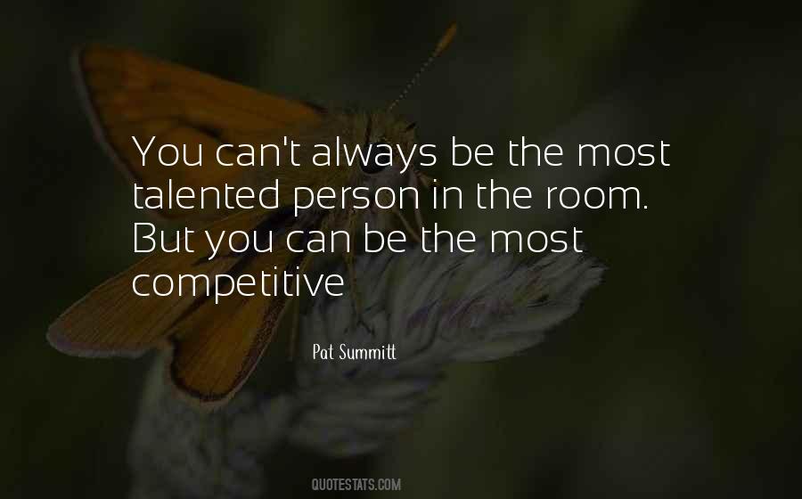 Quotes About Competitive Person #101239
