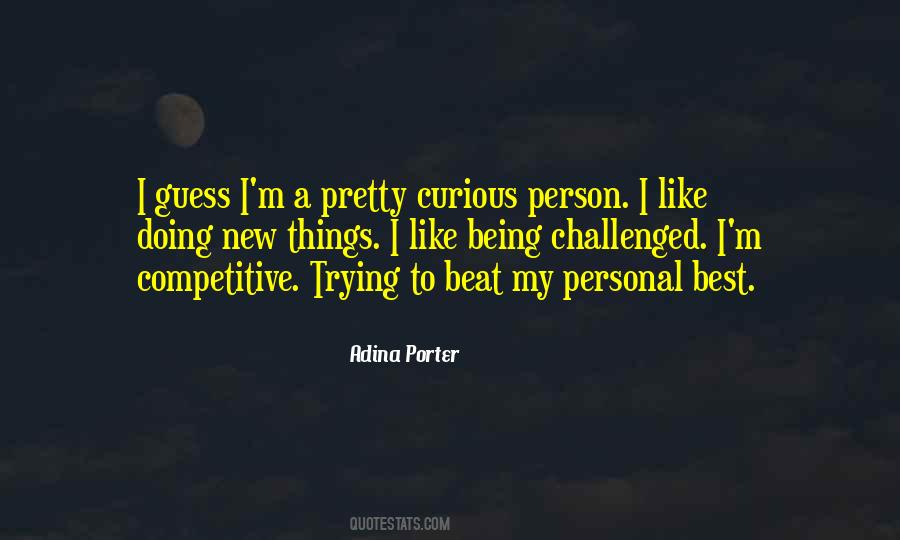 Quotes About Competitive Person #1405170
