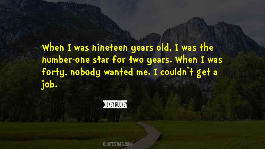 Quotes About Nineteen #1705092