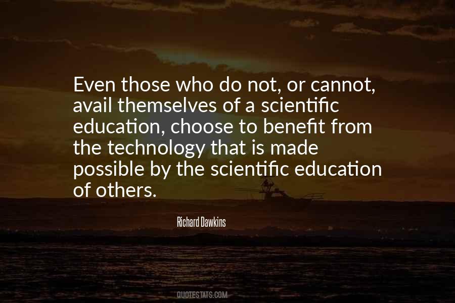 Quotes About Scientific Education #1491865