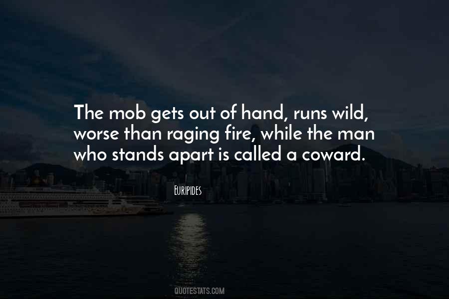 Quotes About Coward Man #458344
