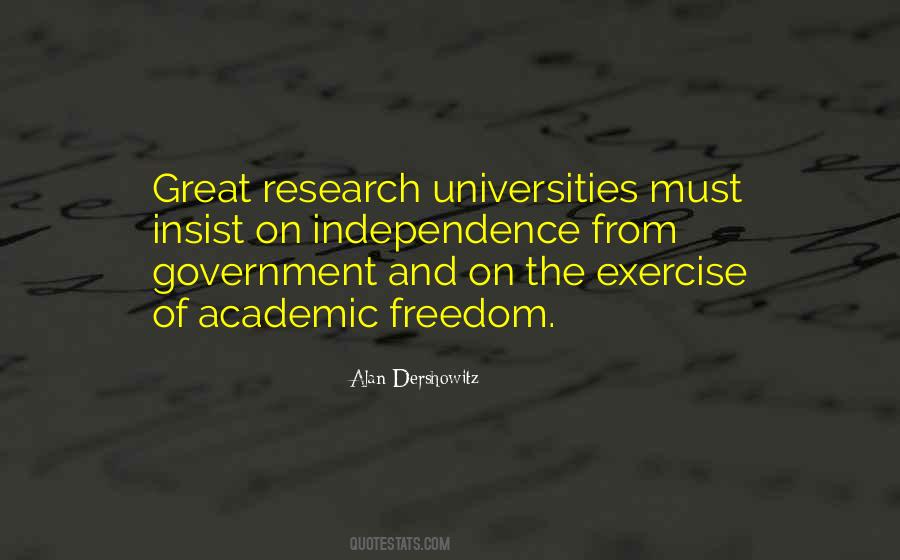Academic Freedom Is Quotes #1280305