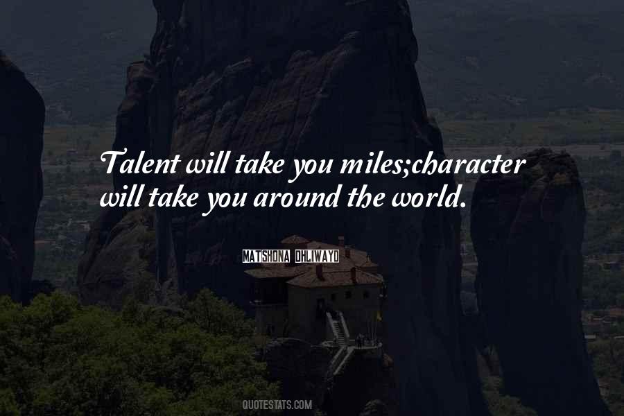 Quotes About Miles #22419 Quotes About Miles #22419