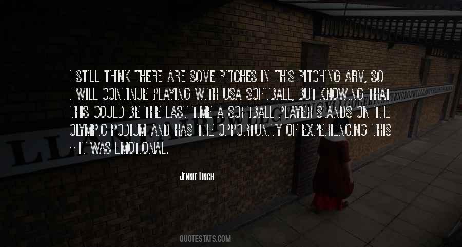 Quotes About Pitches #1219343