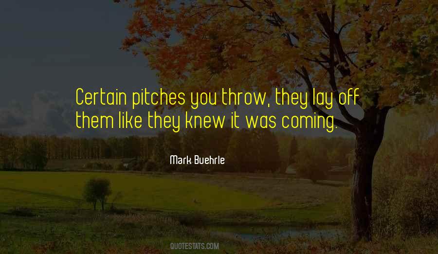 Quotes About Pitches #1574406