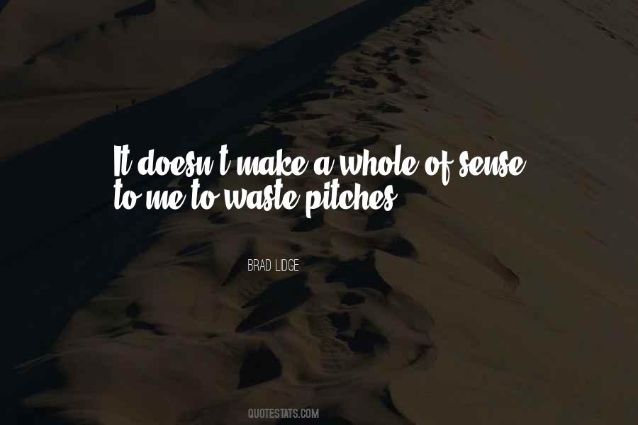 Quotes About Pitches #234357