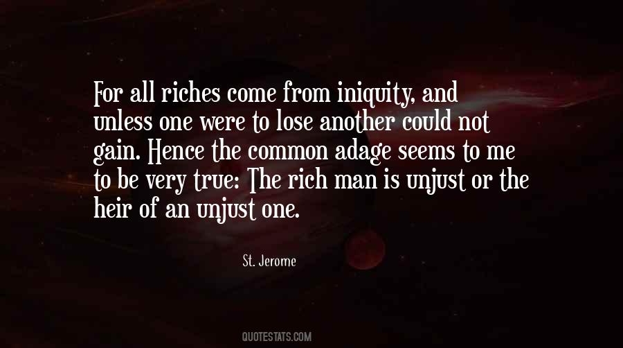 Quotes About Rich Man #1878841