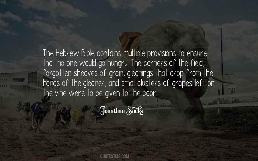 Hebrew Bible Quotes #1465316