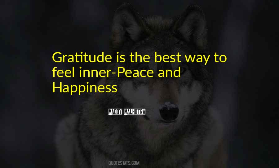 Quotes About Gratitude And Happiness #935523