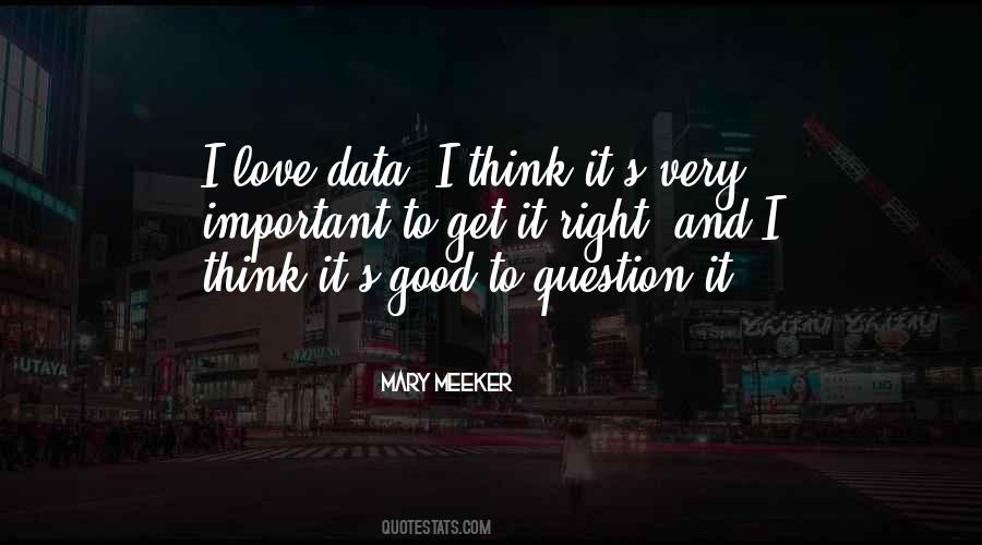 Good Data Quotes #1339837