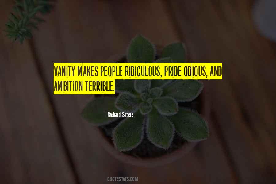 Pride And Vanity Quotes #300093