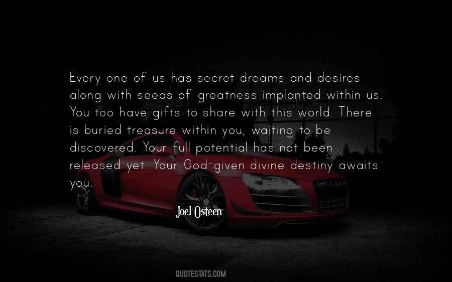 Quotes About God Given Dreams #1620539