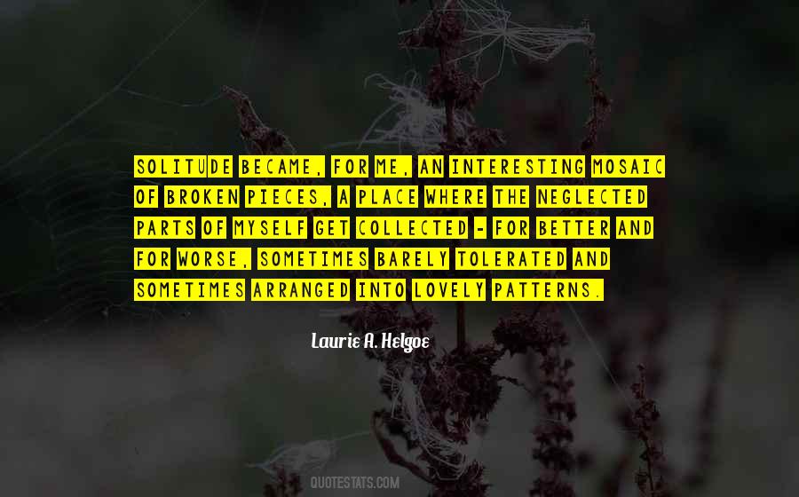 Broken Mosaic Quotes #1085523