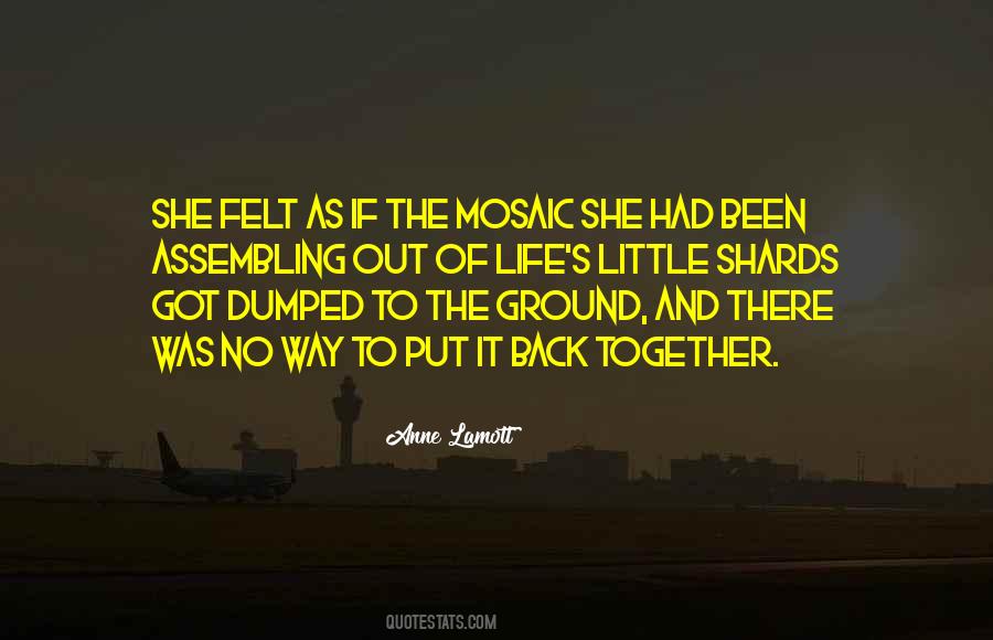 Broken Mosaic Quotes #1871035