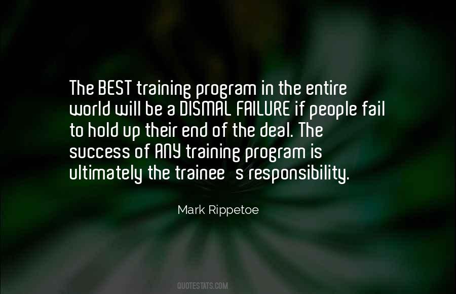 Quotes About Success In Training #1711586