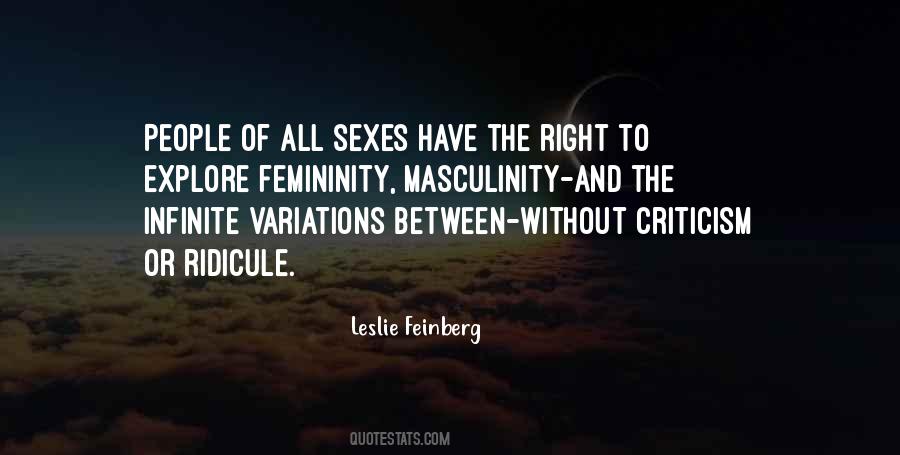 Quotes About Femininity #238619