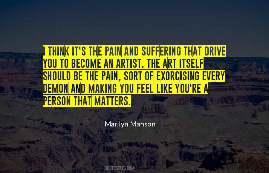 Quotes About Suffering For Art #952969