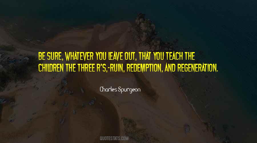 Quotes About Regeneration #1200871