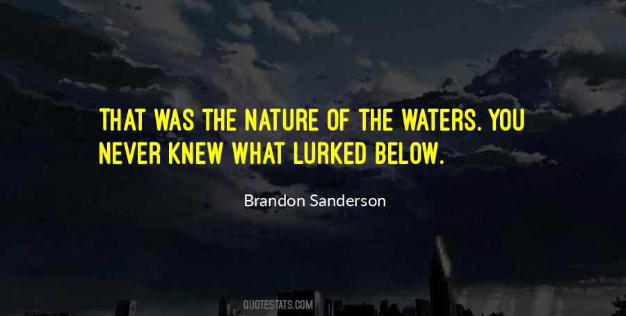 Quotes About Waters #1402446