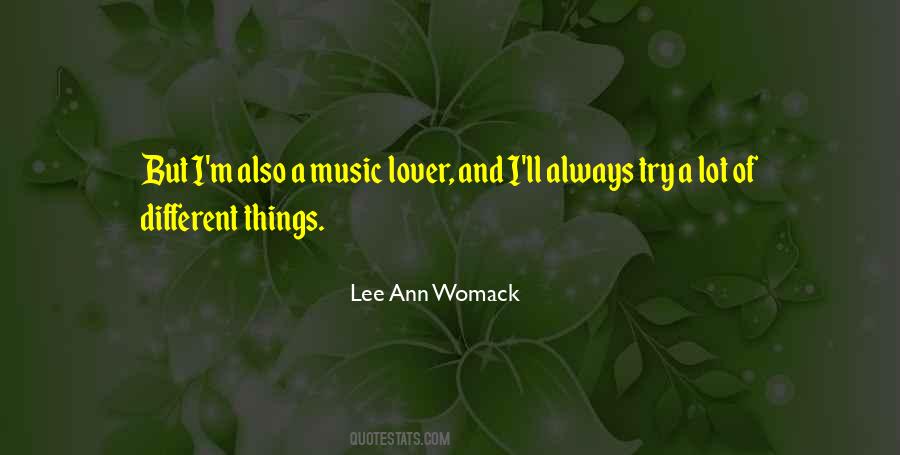 Quotes About Music Lover #202204