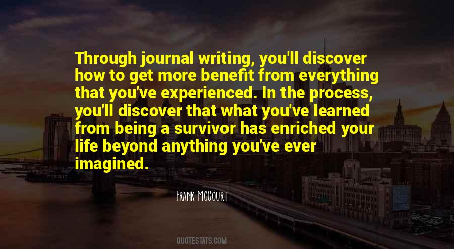 Quotes About Writing A Journal #1825647