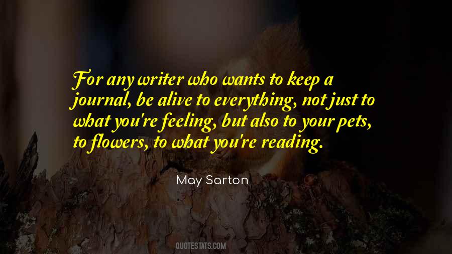 Quotes About Writing A Journal #243689