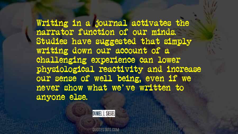 Quotes About Writing A Journal #486079