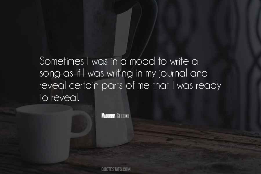 Quotes About Writing A Journal #528310