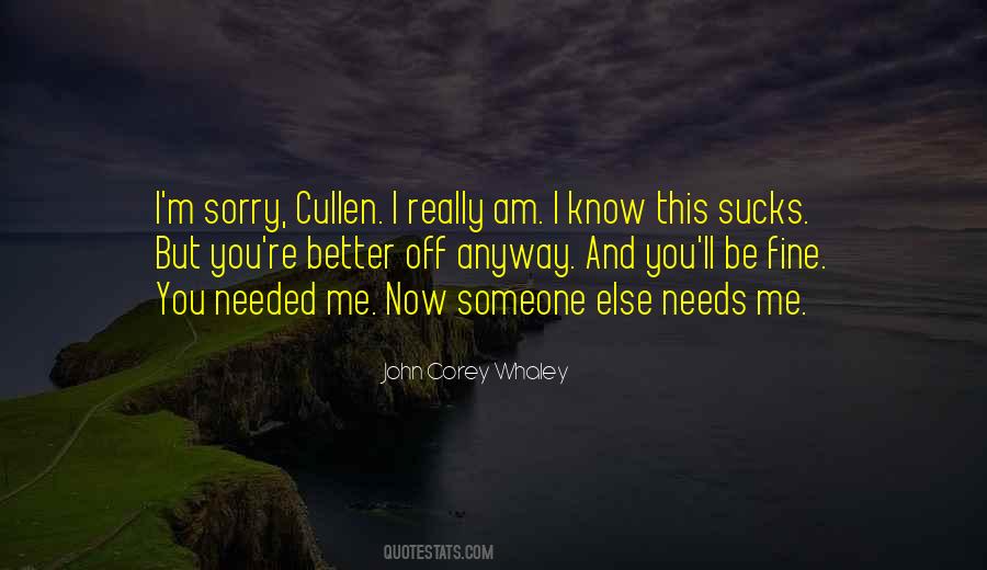 Quotes About I'm Sorry #1191150