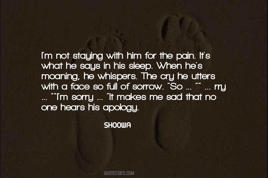 Quotes About I'm Sorry #1207969