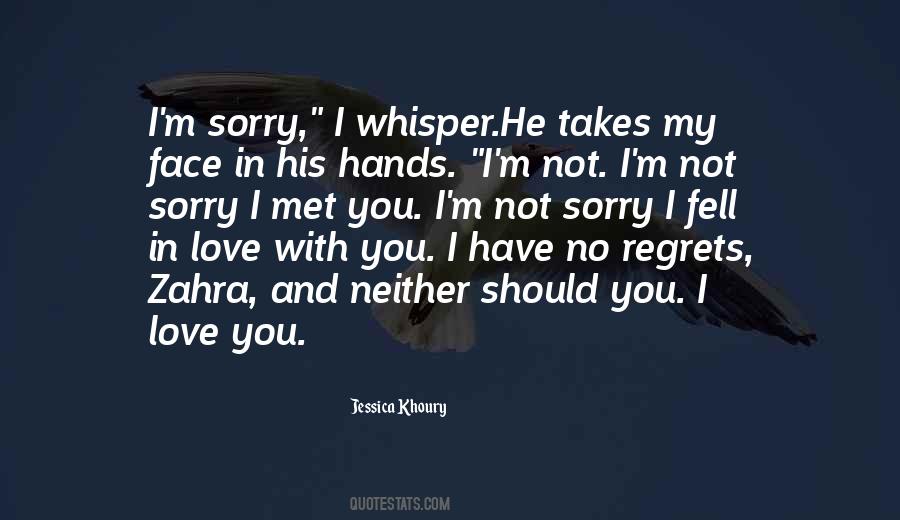 Quotes About I'm Sorry #1251707