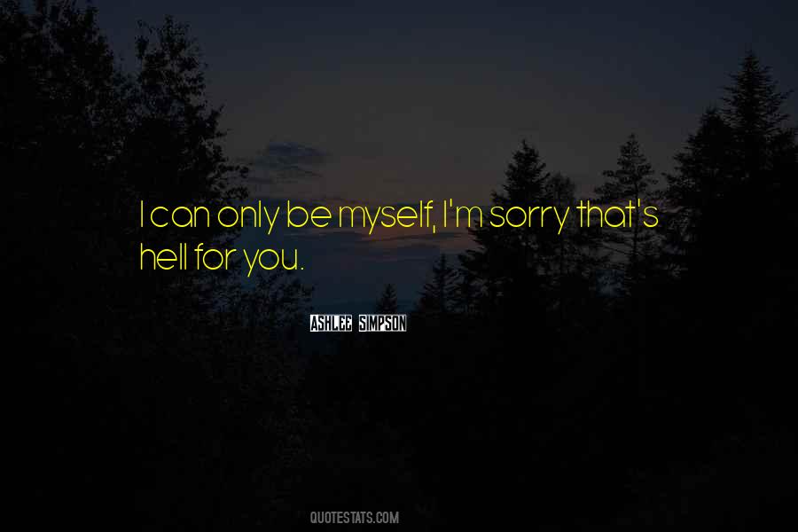 Quotes About I'm Sorry #1285978