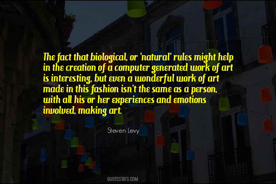 Wonderful Creation Quotes #656218
