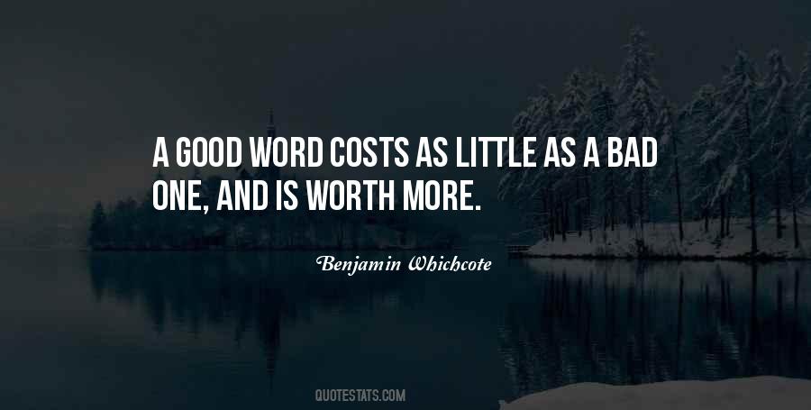 Quotes About A Good Word #1821789