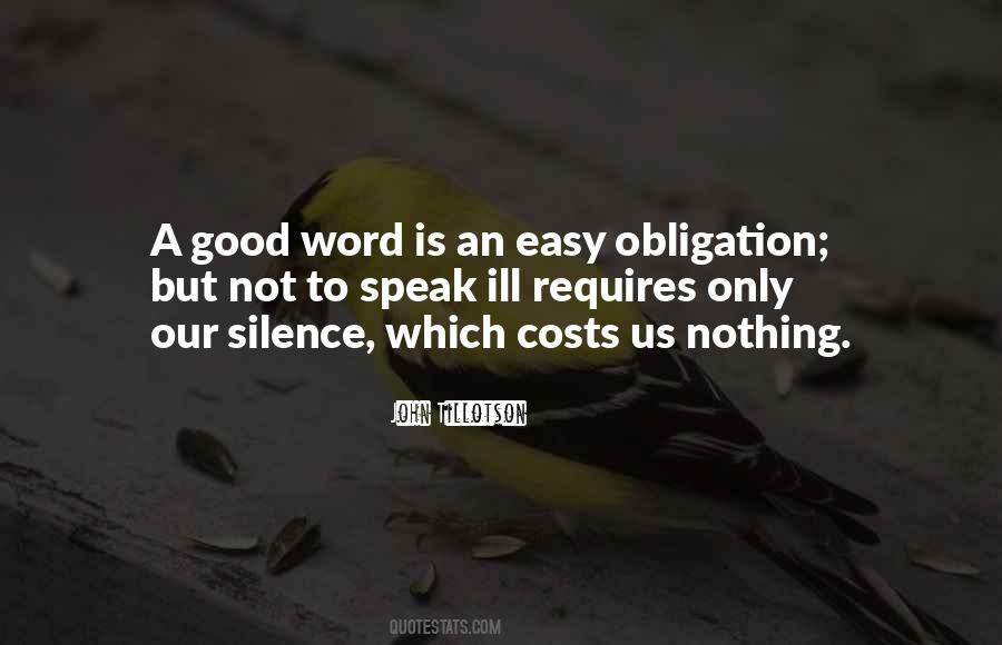 Quotes About A Good Word #778315