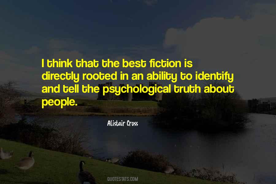 Psychological Fiction Quotes #1709959